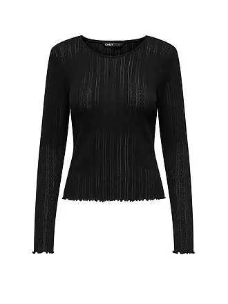ONLY | T-shirt à manches longues ONLCARLOTTA | schwarz